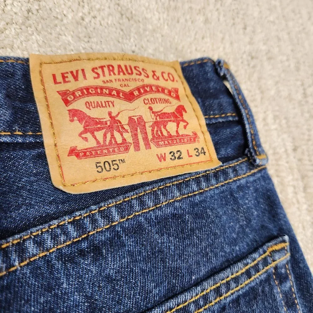 Levis 505 Jeans Men 30x33 *READ* Y2K Regular‎ Fit Denim Skater Dad Biker Classic
